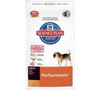 Hill's Science Plan Canine Adult Performance Chicken сухой корм для собак активных пород высококалорийный