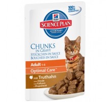 Hills Science Plan Feline Adult с Индейкой Пауч для кошек (Хиллс). Вес: 85 г
