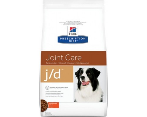 Hills Presсription Diet j/d Canine Original сухой корм для собак J/D лечение суставных заболеваний (Хиллс). Вес: 2 кг