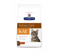 Hill's Presсription Diet k/d Feline Original сухой корм для кошек K/D лечение заболеваний почек, МКБ (оксалаты, ураты)
