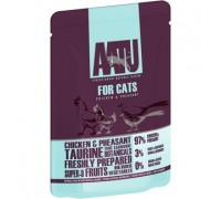 AATU Паучи для кошек Курица и Фазан (FOR CATS CHICKEN & PHEASANT). Вес: 85 г