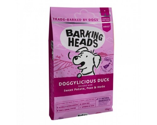 Barking Heads Беззерновой корм для Собак с Уткой и бататом "Восхитительная утка". Вес: 2 кг