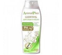 Animal Play Шампунь Гипоаллергенный с аминокислотами и экстрактом шалфея для собак и кошек (Энимал Плей). Объем: 250 мл