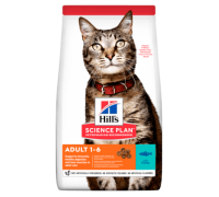 Hills Science Plan Feline Adult Optimal Care сухой корм для взрослых кошек Тунец (Хиллс). Вес: 300 г