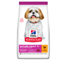Hills Science Plan Small & Miniature Mature Adult 7+ корм для собак мелких и миниатюрных пород старше 7 лет Курица (Хиллс). Вес: 1,5 кг