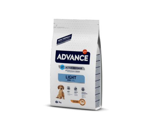 Advance сухой корм Для собак малых пород с курицей и рисом, контроль веса (Mini Light). Вес: 800 г