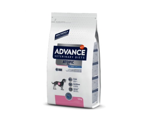 Advance сухой корм Для собак малых пород при дерматозах и аллергии (ATOPIC MINI TROUT). Вес: 1,5 кг
