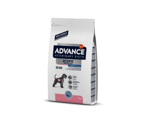 Advance сухой корм Для собак при дерматозах и аллергии (Atopic Medium / Maxi). Вес: 3 кг