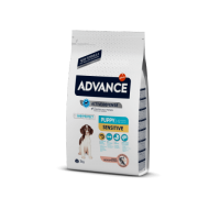 Advance сухой корм Для щенков с чувствительным пищеварением: лосось и рис (Puppy Sensitive)
