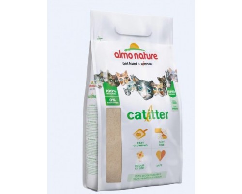 Almo Nature Cat Litter 100% Натуральный биоразлагаемый комкующийся наполнитель. Вес: 2,27 кг