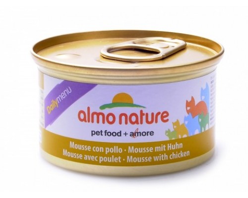 Almo Nature Консервы нежный мусс для кошек "Меню с Курицей" (Daili Menu Mousse Chicken). Вес: 85 г