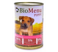 BioMenu PUPPY Консервы для щенков Индейка 95%-МЯСО. Вес: 100 г
