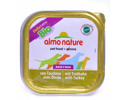 Almo Nature Паштет для Собак с Индейкой (Bio Pate Turkey). Вес: 100 г