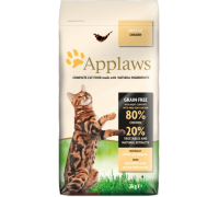 Applaws Беззерновой для Кошек "Курица/Овощи: 80/20%" (Dry Cat Adult - Chicken). Вес: 2 кг