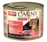 Animonda Консервы для котят с говядиной и сердцем индейки (Carny Kitten)