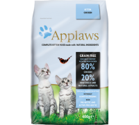 Applaws Беззерновой для Котят "Курица/Овощи: 80/20%" (Dry Cat Kitten - Chicken). Вес: 400 г