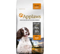 Applaws Беззерновой для Собак малых и средних пород "Курица/Овощи: 75/25%" (Dry Dog Small Medium Breed Adult Chicken). Вес: 15 кг