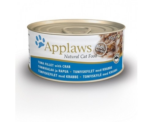 Applaws Консервы для Кошек с Тунцом и Крабовым мясом (Cat Tuna & Crab). Вес: 70 г