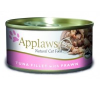 Applaws Консервы для Кошек с филе Тунца и Креветками (Cat Tuna Fillet & Prawn). Вес: 156 г