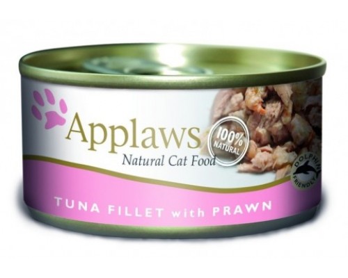 Applaws Консервы для Кошек с филе Тунца и Креветками (Cat Tuna Fillet & Prawn). Вес: 70 г