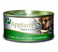 Applaws Консервы для Кошек с филе Тунца и морской капустой (Cat Tuna Fillet & Seaweed). Вес: 156 г