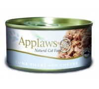 Applaws Консервы для Кошек с филе Тунца и сыром (Cat Tuna Fillet & Cheese). Вес: 156 г