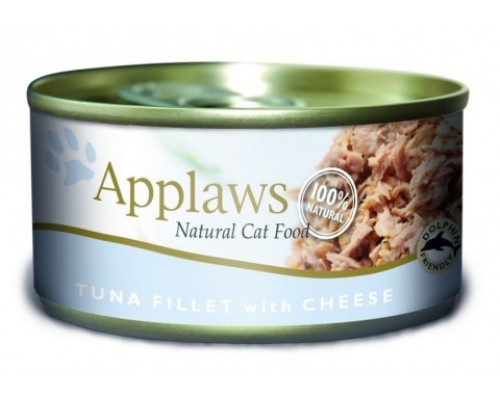 Applaws Консервы для Кошек с филе Тунца и сыром (Cat Tuna Fillet & Cheese). Вес: 70 г