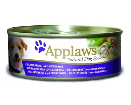 Applaws Консервы для Собак с Курицей, овощами и рисом (Dog Chicken Breast with Vegetables). Вес: 156 г