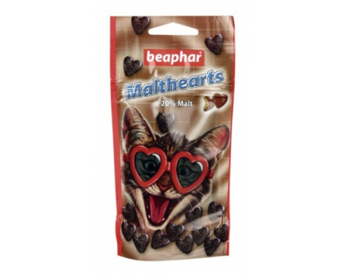 Beaphar (Беафар) Сердечки Malthearts с мальт-пастой для кошек. Вес: 75 г