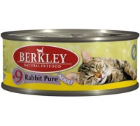 BERKLEY (Беркли) консервы для кошек мясо кролика №9. Вес: 100 г