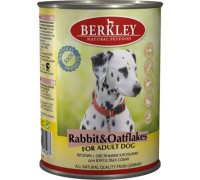 BERKLEY (Беркли) консервы для собак кролик с овсяными хлопьями 400 г