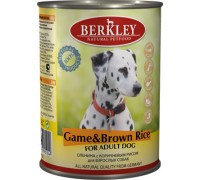 BERKLEY (Беркли) консервы для собак оленина с коричневым рисом. Вес: 400 г