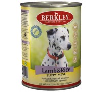 BERKLEY (Беркли) консервы для щенков ягненок с рисом 400 г