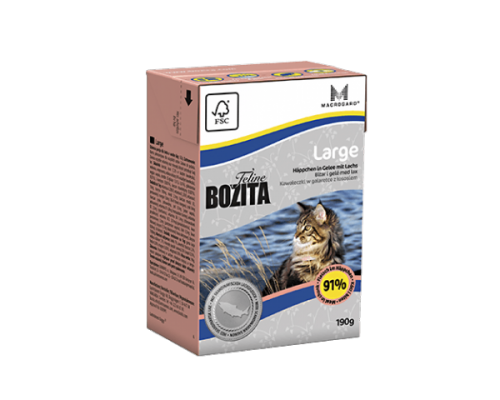 Bozita super premium Кусочки в желе для Кошек Крупных пород (Feline Funktion Large 31/18). Вес: 190 г