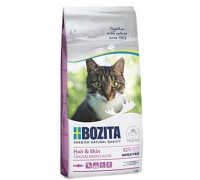 Bozita super premium Сухой беззерновой корм для взрослых и растущих кошек для здоровой кожи и шерсти с лососем, без пшеницы (Hair & Skin Wheat Free Salmon 30/15). Вес: 10 кг