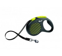 FLEXI Рулетка-ремень для собак до 15кг, 5м, желтая (Design S Tape 5 m, yellow) (Флекси)