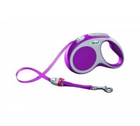 FLEXI Рулетка-ремень для собак до 15кг, 5м, розовая (Vario S tape 5m pink) (Флекси)