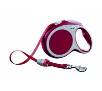 FLEXI Рулетка-ремень для собак до 50кг, 8м, красная (Vario L tape 8m red) (Флекси)