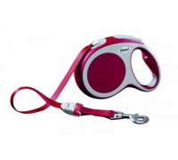 FLEXI Рулетка-ремень для собак до 60кг, 5м, красная (Vario L tape 5m red) (Флекси)