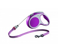 FLEXI Рулетка-трос для собак до 20кг, 5м, розовая (Vario M cord 5m pink) (Флекси)