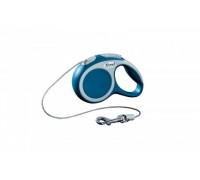 FLEXI Рулетка-трос для собак до 8кг, 3м, голубая (Vario XS cord 3m blue) (Флекси)
