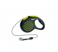 FLEXI Рулетка-трос для собак до 8кг, 3м, желтая (Design XS Cord 3 m, yellow) (Флекси)