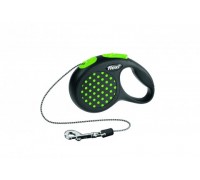FLEXI Рулетка-трос для собак до 8кг, 3м, зеленая (Design XS Cord 3 m, green) (Флекси)