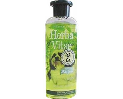 Herba Vitae (Херба Витэ) шампунь для собак длинношерстных c алоэ вера и шишками хмеля: 250 мл