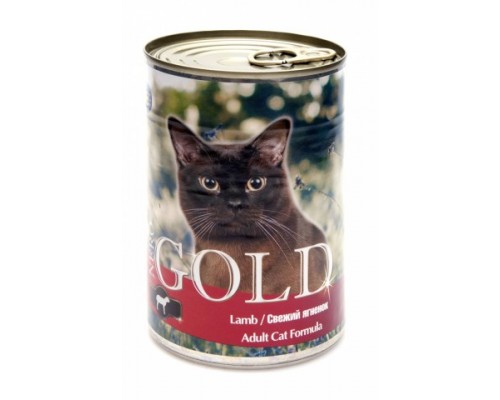 NERO GOLD Консервы для кошек "Свежий ягненок" (Lamb). Вес: 415 г