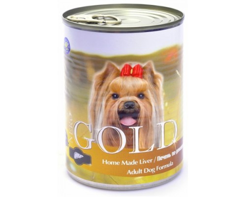 NERO GOLD Консервы для собак "Печень по-домашнему" (Home Made Liver). Вес: 410 г