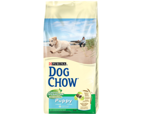PURINA DOG CHOW Дог Чау Корм для щенков с курицей. Вес: 2,5 кг