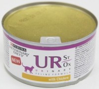 PURINA Pro Plan Veterinary Diets UR ST/OX URINARY консервы для кошек при мочекаменной болезни мусс курица Пурина (Про План). Вес: 195 г
