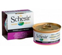 Schesir консервы для кошек Тунец/говядина. Вес: 85 г