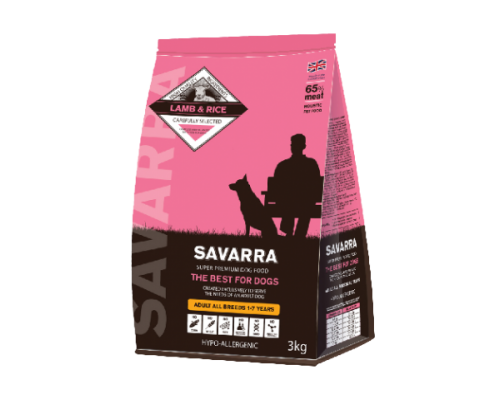 SAVARRA Adult All Breeds Dog Lamb Сухой корм для собак Ягненок/рис (Саварра). Вес: 1 кг